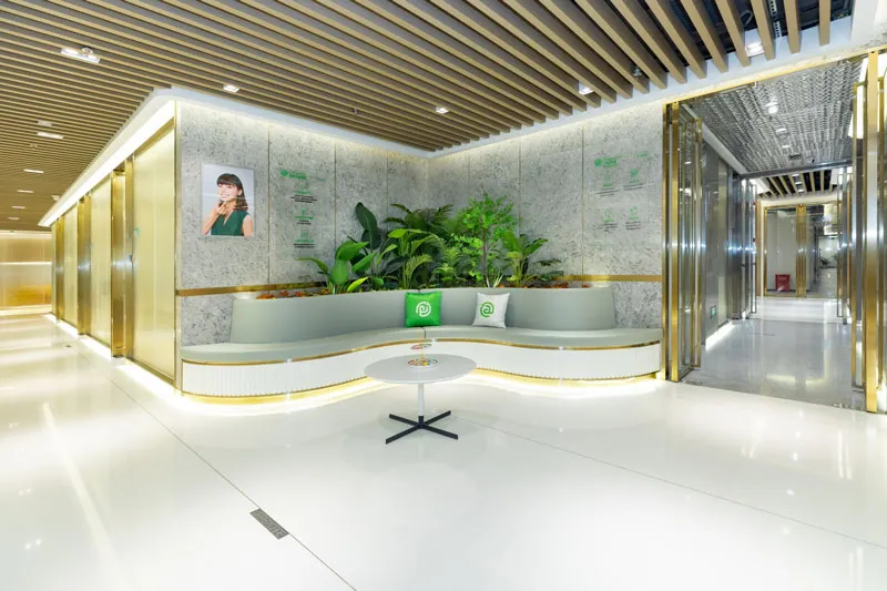 Interior de un consultorio de Be@me.