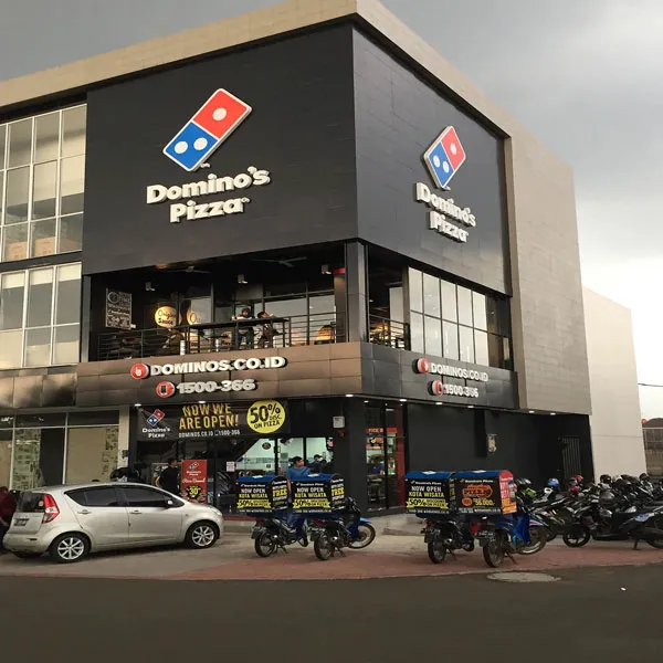 Un lugar de Domino’s Pizza en Indonesia