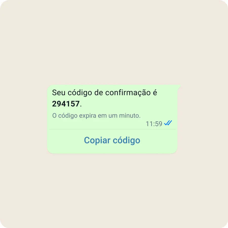 Um exemplo de cadastro de uma nova conta no WhatsApp Business