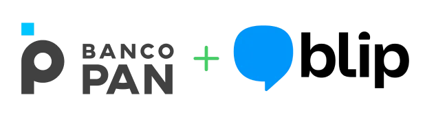 Logos de Banco PAN et de Blip